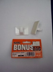 Rectangular Self Adhesive Hooks - Medium