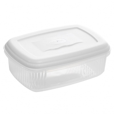 2Ltr Rectangular Container with White Lid - Wholesalers of Hardware