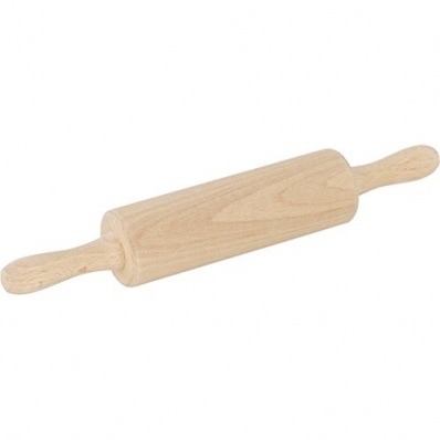 Chef Aid Beechwood Revolving 40cm long Rolling Pin with 9cm Handles ...