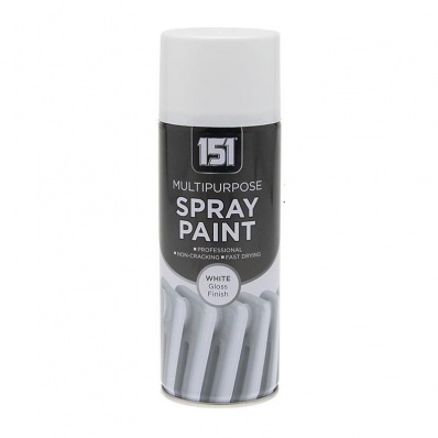 151 MULTIPURPOSE SPRAY PAINT WHITE GLOSS 400ML (TAR026) - Wholesalers ...