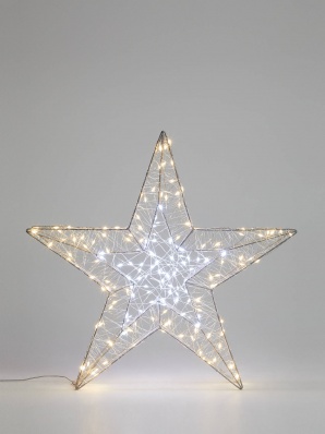 200LED Warm White 3D Metal Star Light - Wholesalers of Hardware ...