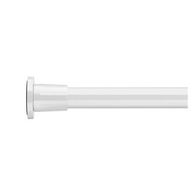 Croydex Telescopic Shower Curtain Rod White (Extend From 106cm-183cm ...