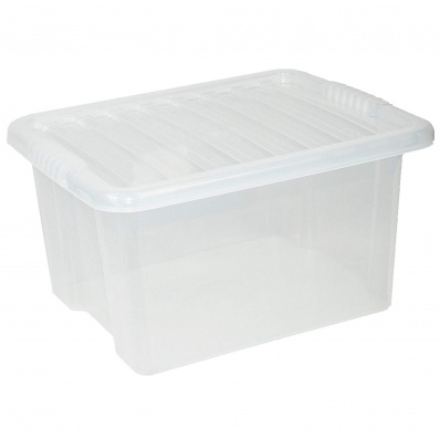 wham Crystal 35L Box & Lid Clear - Wholesalers of Hardware, Houseware ...