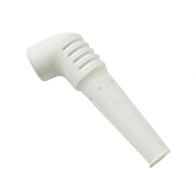 Large White Angled Rubber Tap Swirls 12mmX15MM Pk5 - Wholesalers of ...