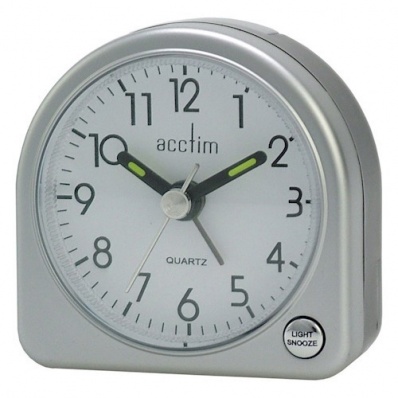 Acctim 'Europa' Sweep Alarm Clock In Silver (14117) - Wholesalers of ...