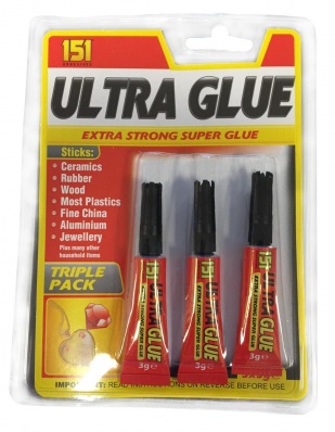 151 Adhesives Ultra Glue Triple Pack (1511028-36) - Wholesalers Of 