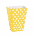 8 SUN YLLW DOTS TREAT BOXES