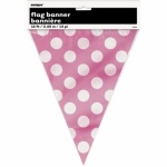 HOT PINK DOTS FLG BNNR-12FT