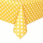 SUN YELLOW DOTS TABLE COVER 54''X108''