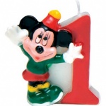 Disney Mickey Party Favours Candles Birthday No 1