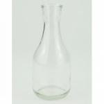 16cm Clear Glass Bottle