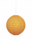 Lantern Round 10'' Pumpkin Orange