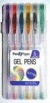 Gel Pens 6pack 4asst