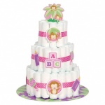 GIRL MONKEY BS DIAPER CAKE KIT