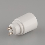 GU10 - E27 White Adaptor