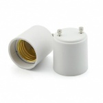 GU24 (2Pin) E27 White Adaptor