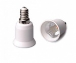 E14-E27 White Adaptor