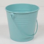 Tin Party Bucket Bright 11cm