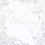 Simon Elvin Wedding Evening Invitation Foil