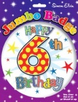 Simon Elvin Age 6 Boy Jumbo Badges