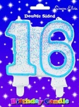 Simon Elvin Number 16 Blue Milestone Age Candles