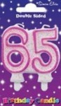 Simon Elvin Number 65 Pink Milestone Age Candles