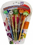 Eraser Topped Pencils, 4pk