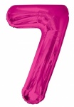 Unique 34'' PKG PINK GLITZ FOIL BLLN-7