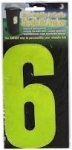 Hi Vis Number - Yellow 6