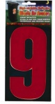 Hi Vis Number - Red 9