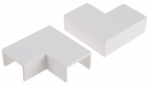 PVC TRUNKING OUTSIDE BEND WHITE 25 x 16mm (EC128)