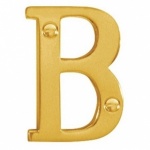 LARGE BRASS LETTER -  ''B''