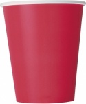 14 RUBY RED 9 OZ. CUPS