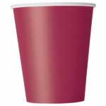 14 BURGUNDY 9OZ. CUPS