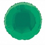 18'' Pkg Round Green Foil Blln