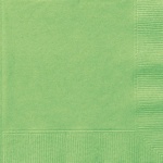 20 Lime Green Lunch Napkins