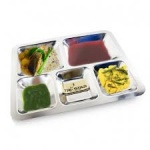 Square Mess Tray (5 Comp)