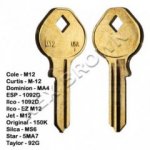 Domestic Cylinder Key Blank Pk10 (1092D)