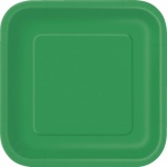 16 EMERLD GREEN 7'' SQUARE PLTE