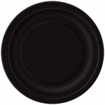 16 Midnight Black 9'' Plates