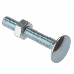 Star Pack Carriage Bolt & Nut ZP M6x75(72241)